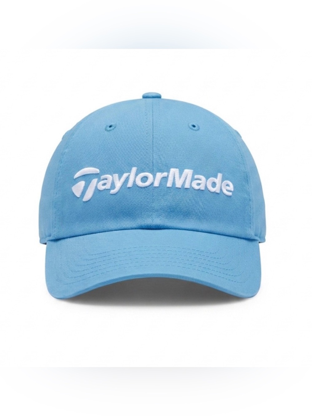 TaylorMade Golf Hat Womens Adjustable Cotton Blue Embroidered Logo Baseball Cap